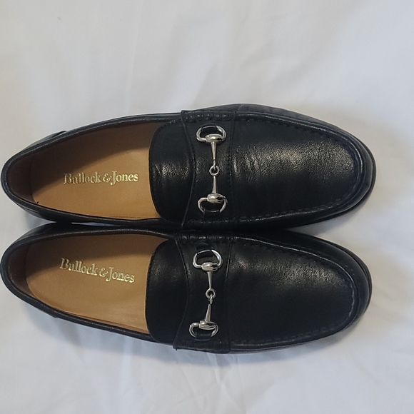 Bullock & Jones men black slip-on shoes size 9 main image 9